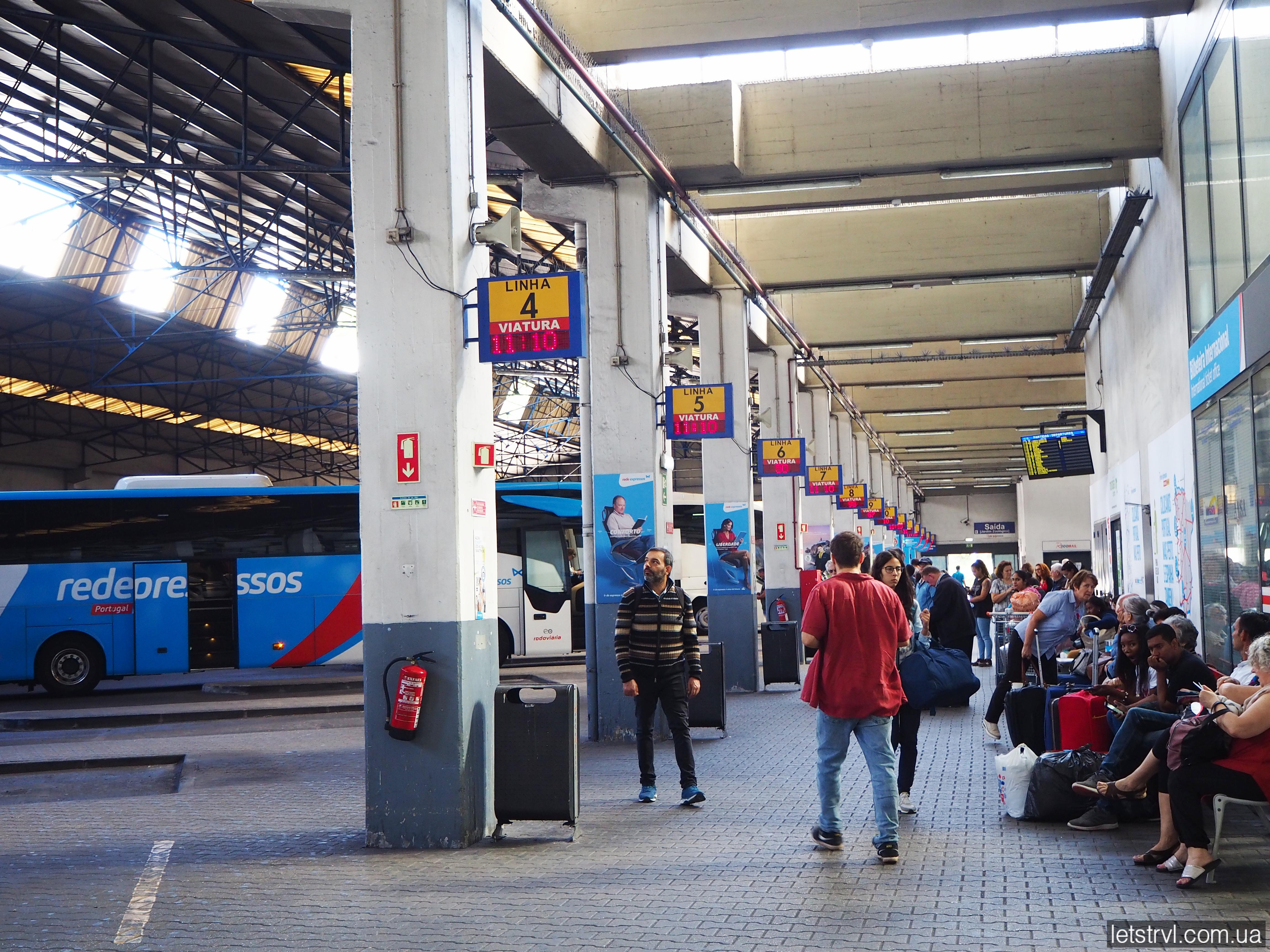 Автобуснв станція Sete Rios і Лісабоні