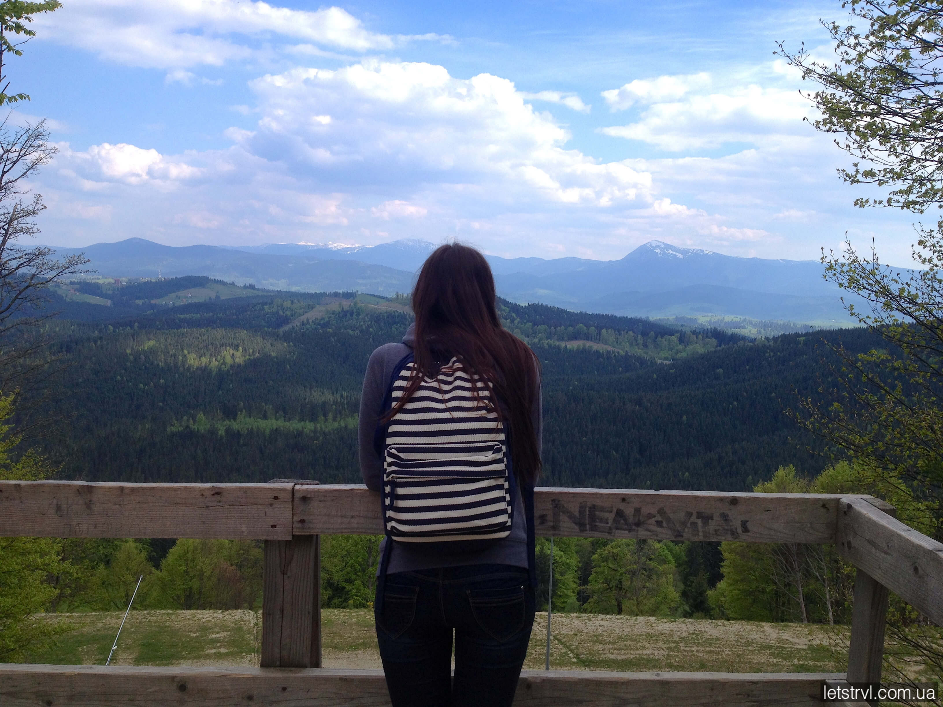 Вид на Говерлу з Буковеля