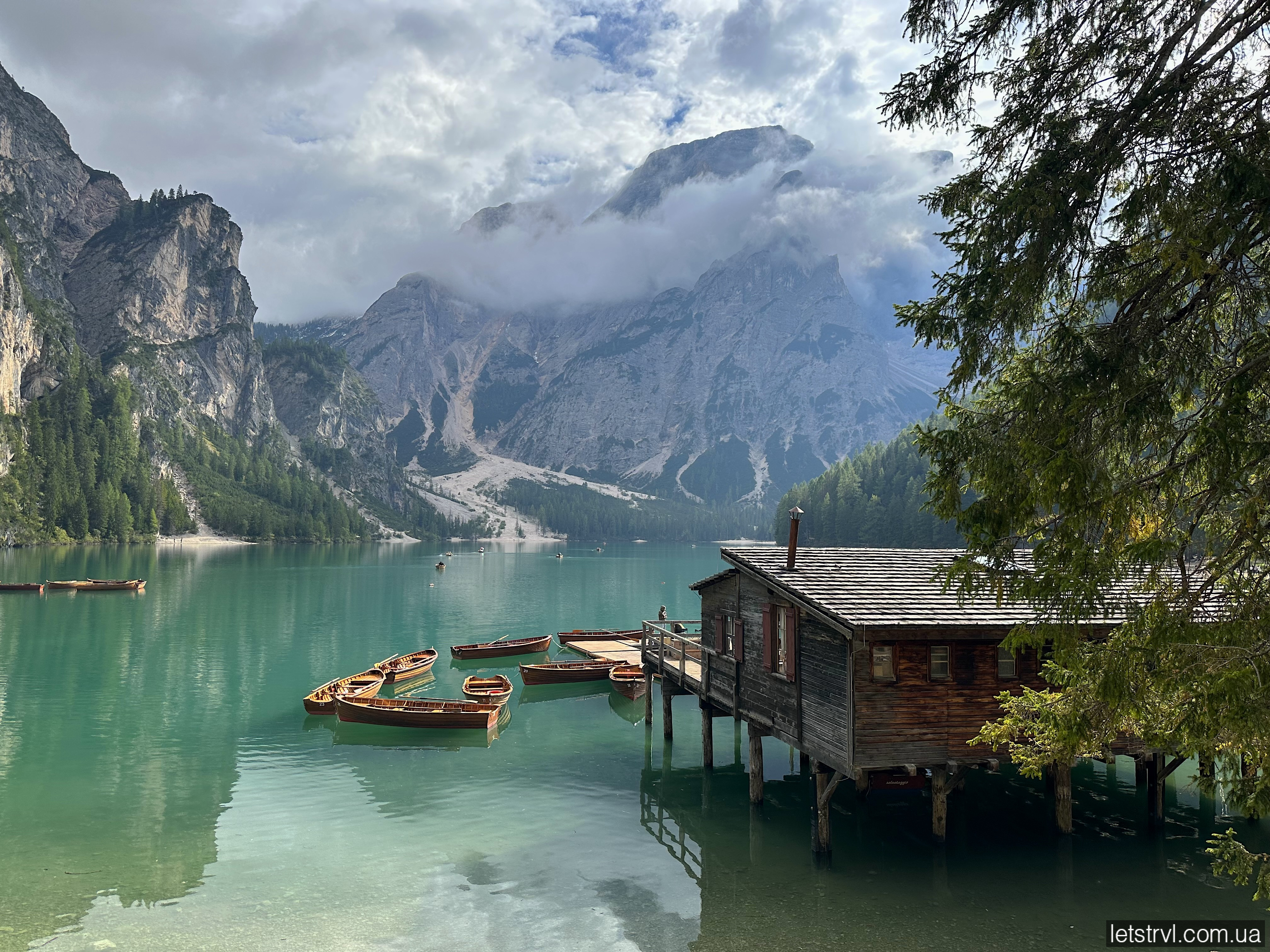 Озеро Брайес Доломіти