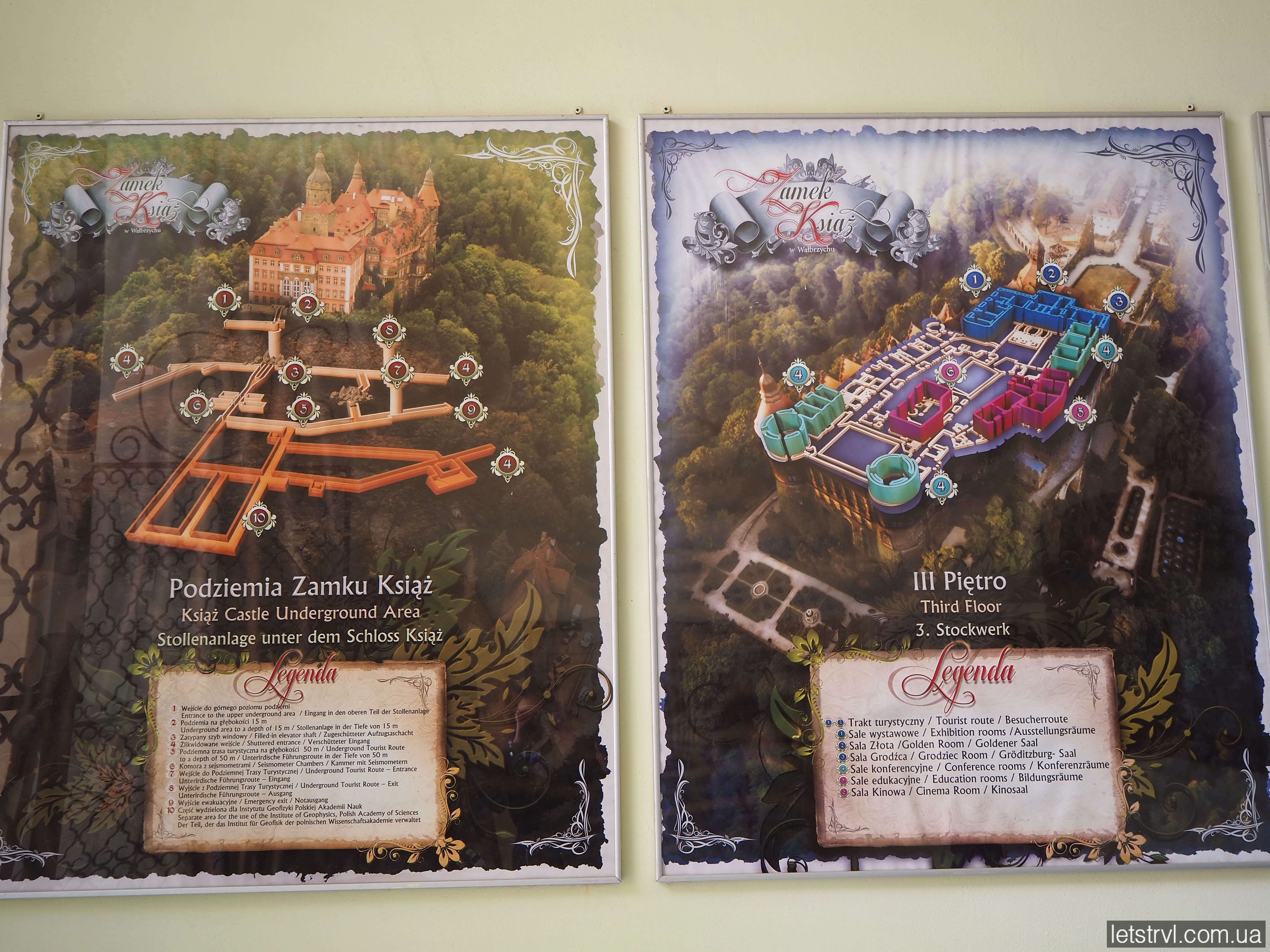 План замку Ксьонж