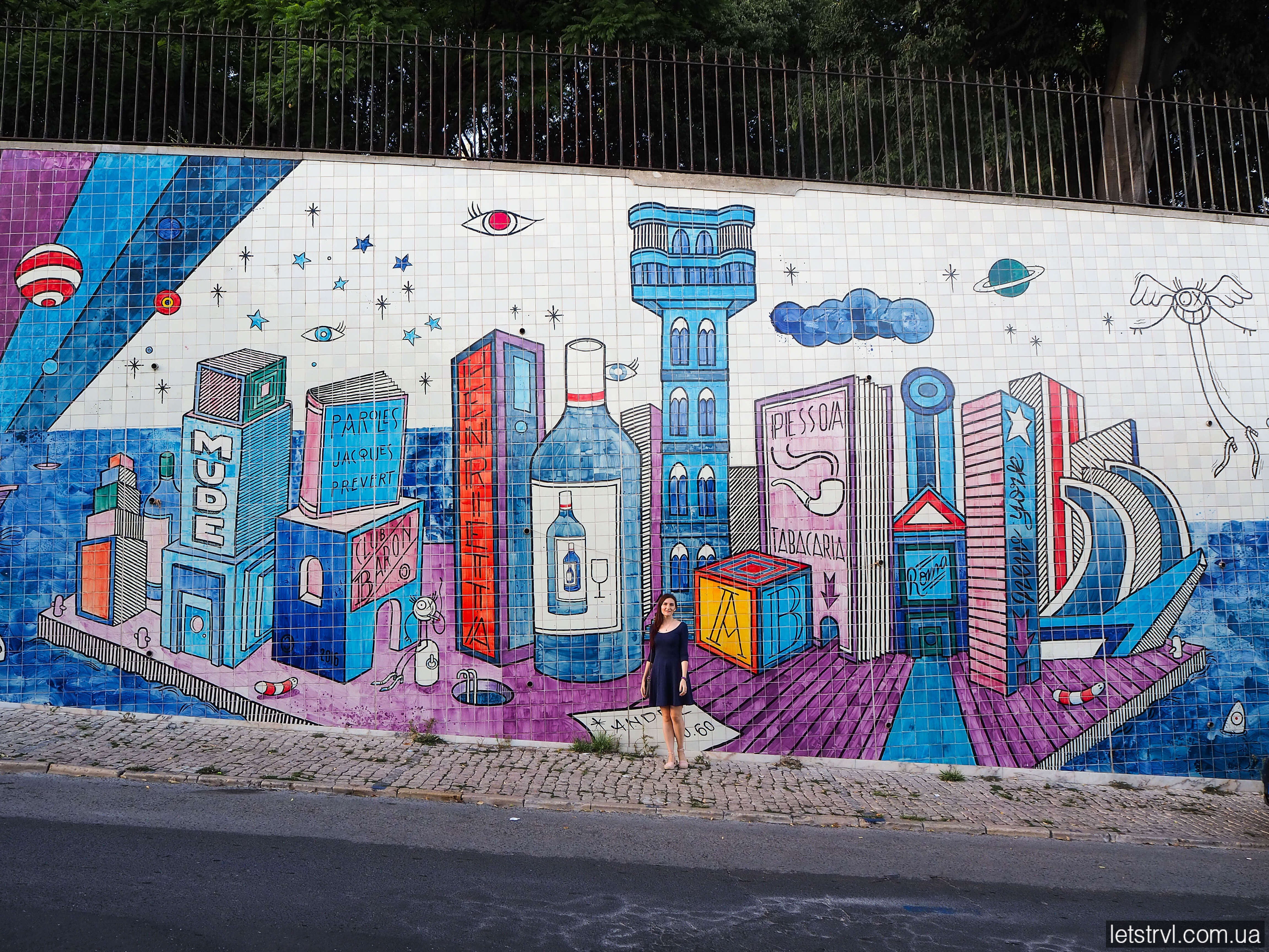 Плитковий мурал Лісабон