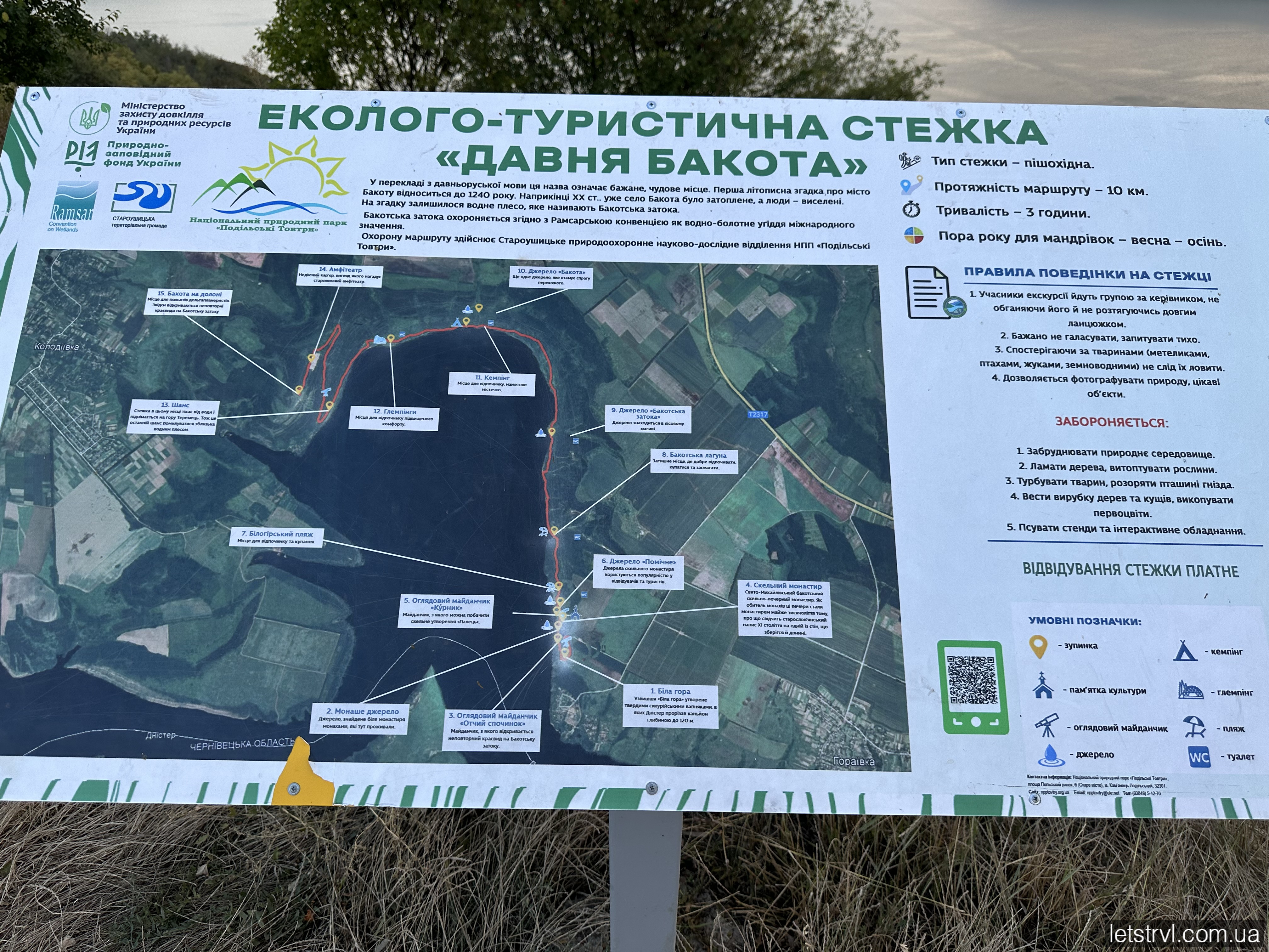 Туристична стежка наколо Бакоти